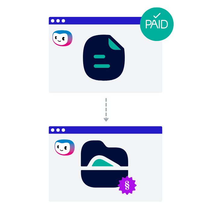 Digital invoice processing: Invoice posting and audit-proof archiving