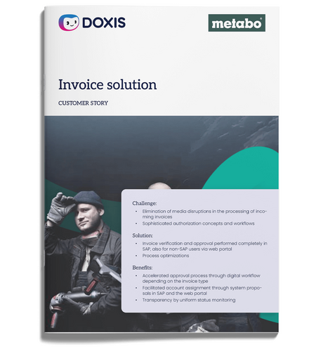 Metabo Relies on Powerful Invoice Solution