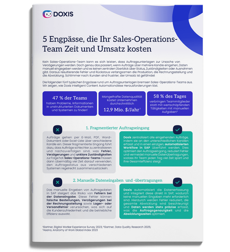 5 Engpässe, die Ihrem Sales-Operations-Team Zeit und Umsatz kosten