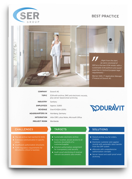 Duravit : Une plateforme d’ECM tournée vers l’avenir