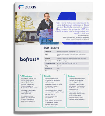 bofrost* : Automatisation du traitement des factures entrantes avec la gestion de contenu d’entreprise et SAP